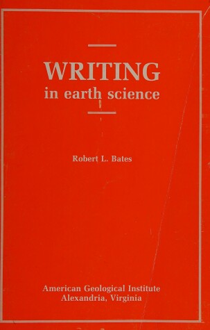 Book cover for Writing in Earth Science