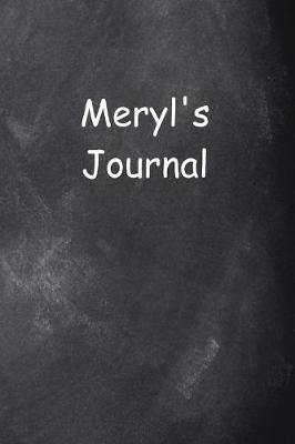 Book cover for Meryl Personalized Name Journal Custom Name Gift Idea Meryl