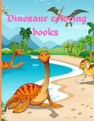 Book cover for Dinosaur coloring books