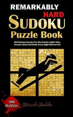 Book cover for Remarkably Hard Sudoku Puzzle Book