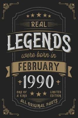 Book cover for Real Legendes were born in February 1990