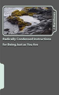 Book cover for Radically Condensed Instructions for Being Just as You Are