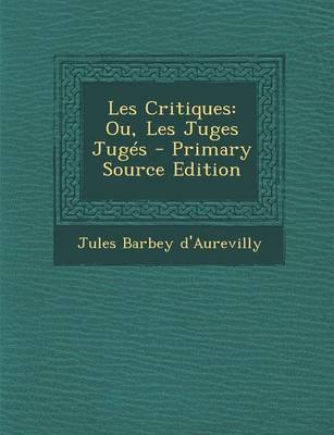 Book cover for Les Critiques