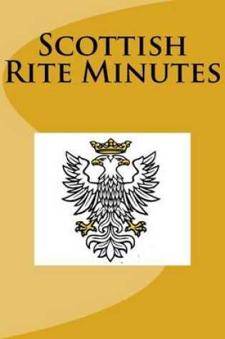 Cover of Scottish Rite Minutes