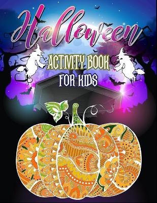 Book cover for Halloween Activity Book for Kids