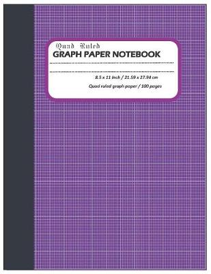 Book cover for Quad Ruled Graph Paper Notebook