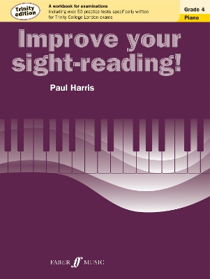 Book cover for Improve Your Sight-Reading! Trinity Edition Piano Grade 4