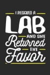 Book cover for I Rescued a Lab and She Returned the Favor