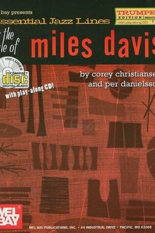 Cover of Essential Jazz Lines in the Style of Miles Davis: Trumpet Edition