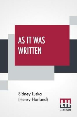 Cover of As It Was Written