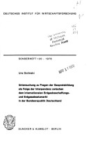 Cover of Untersuchungen Zu Fragen Der Gaspreisbildung ALS Folge Der Interdependenz Zwischen Dem Internationalen Erdgasbeschaffungs- Und Erdgasabsatzmarkt in Der Bundesrepublik Deutschland