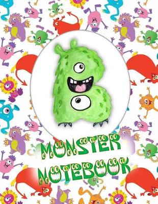 Book cover for B Monster Notebook