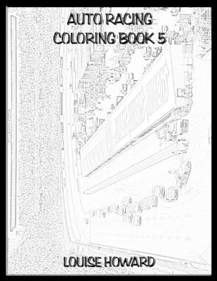 Book cover for Auto Racing Coloring book 5
