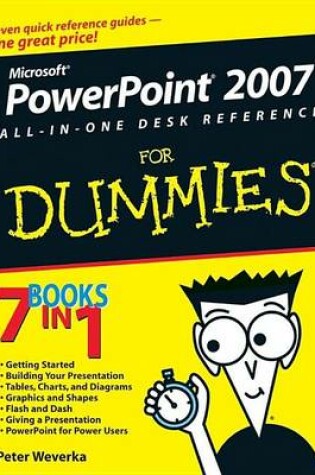 Cover of PowerPoint 2007 All-In-One Desk Reference for Dummies