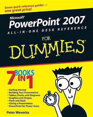 Book cover for PowerPoint 2007 All-In-One Desk Reference for Dummies