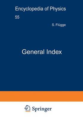 Book cover for General Index / Generalregister