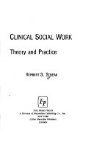 Cover of Clinical Social Work