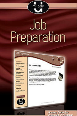 Cover of Printed Access Card for Milady U Professional Development: Job Preperation