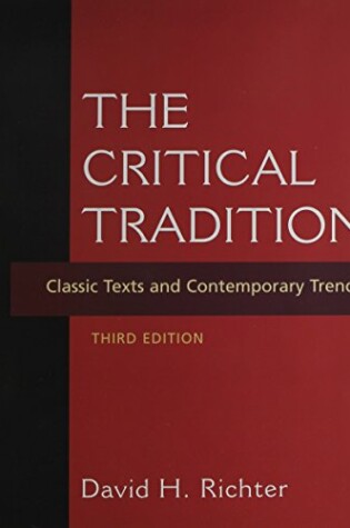 Cover of Critical Tradition 3e & Jane Eyre
