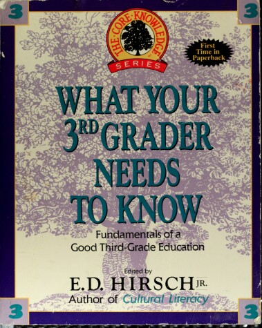 Book cover for What Your Third Grader Needs to Kno