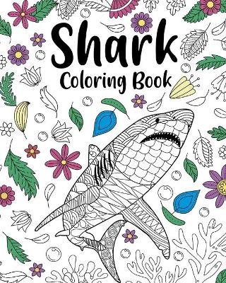 Book cover for Shark Coloring Book