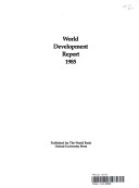 Book cover for World Development Report
