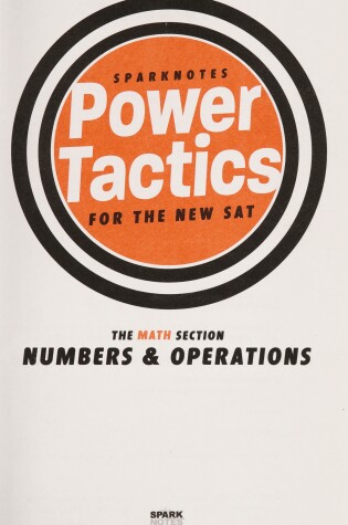 Cover of SAT Math: Numbers and Operations (Sparknotes Power Tactics)