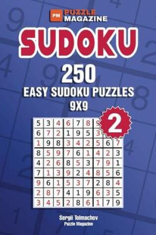 Cover of Sudoku - 250 Easy Sudoku Puzzles 9x9 (Volume 2)