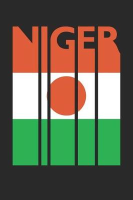 Book cover for Vintage Niger Notebook - Retro Niger Planner - Nigerien Flag Diary - Niger Travel Journal