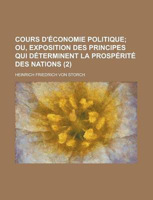 Book cover for Cours D'Economie Politique (2)