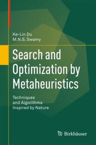 Cover of Search and Optimization by Metaheuristics