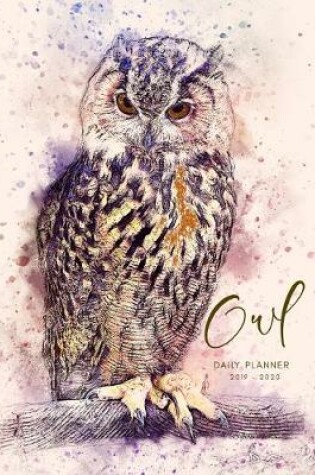 Cover of Planner July 2019- June 2020 Nocturnal Owl Monthly Weekly Daily Calendar
