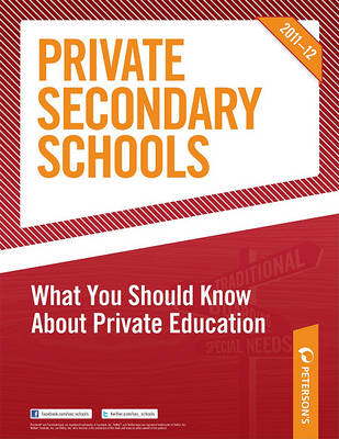 Book cover for Private Secondary Schools: What You Should Know about Private Education