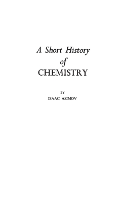 Cover of A Short History of Chemistry