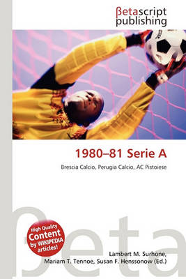 Cover of 1980-81 Serie a