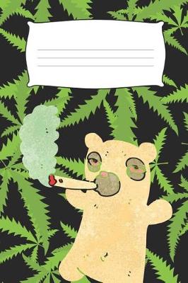 Book cover for Weed Bear Notebook