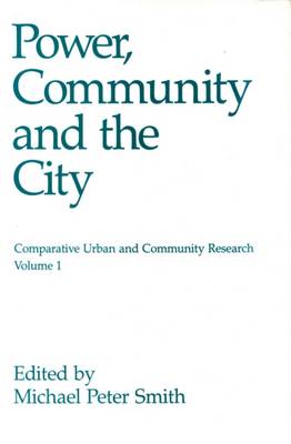 Book cover for Power, Community, and the City
