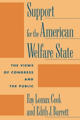 Book cover for Support for the American Welfare State