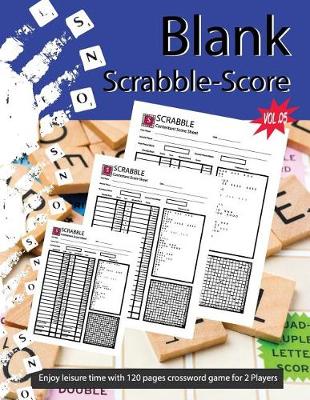 Book cover for Blank Scrabble - Score Vol.05