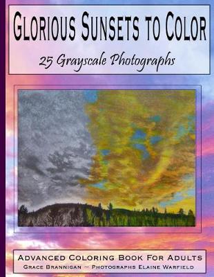 Book cover for Glorious Sunsets to Color
