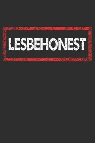 Cover of Lesbehonest Notebook