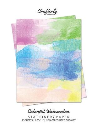 Book cover for Colorful Watercolor Stationery Paper