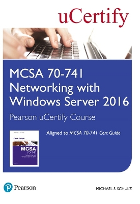 Book cover for MCSA 70-741 Networking with Windows Server 2016 Pearson uCertify Course Student Access Card