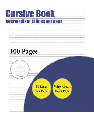 Book cover for Cursive Book (Intermediate 11 lines per page)