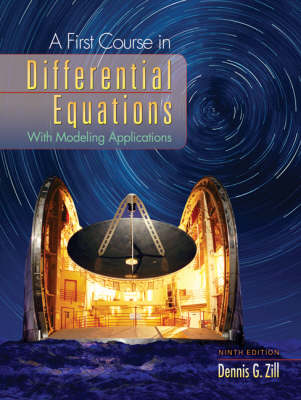 Book cover for A First Course in Differential Equations