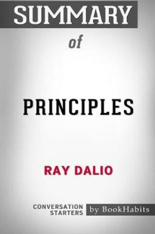 Cover of Summary of Principles by Ray Dalio