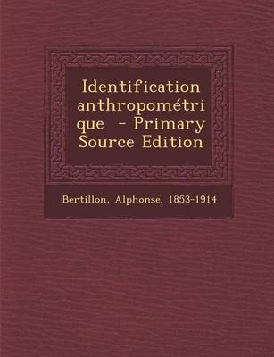 Book cover for Identification Anthropometrique