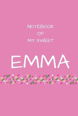 Book cover for Notebook of my sweet Emma