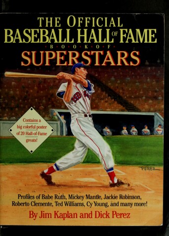 Book cover for The Official Baseball Hall of Fame Book of Superstars