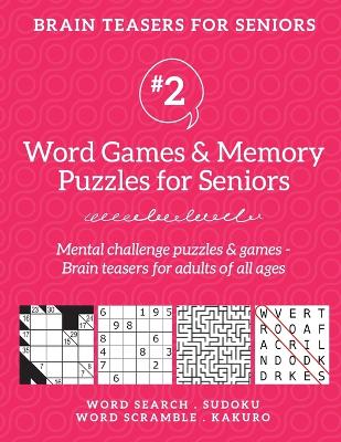 Book cover for Brain Teasers for Seniors #2